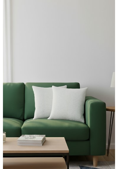 Miracolo Home Ekru Pamuklu Dekoratif Kırlent Kılıfı 43x43 2 Adet