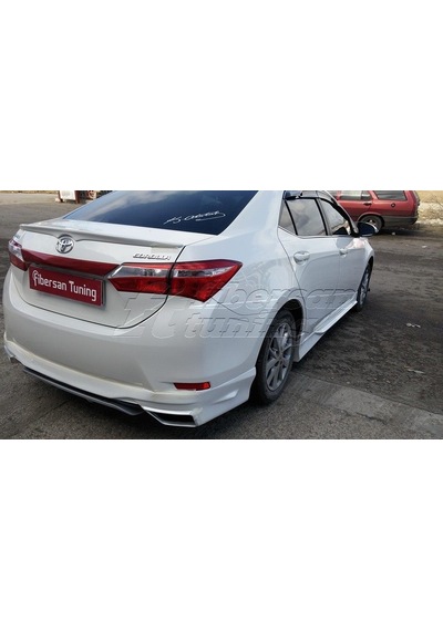 Toyota Corolla Uyumlu Tampon Ekleri-fibersan Tuning