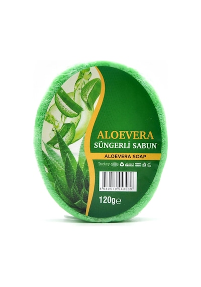 Aloe Vera Özlü Süngerli Duş Sabunu 3 x 120 G