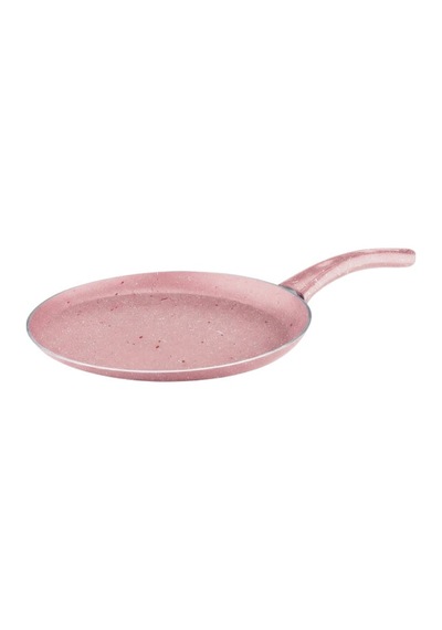 30 Cm Granit Krep Tavası - Pembe Pembe