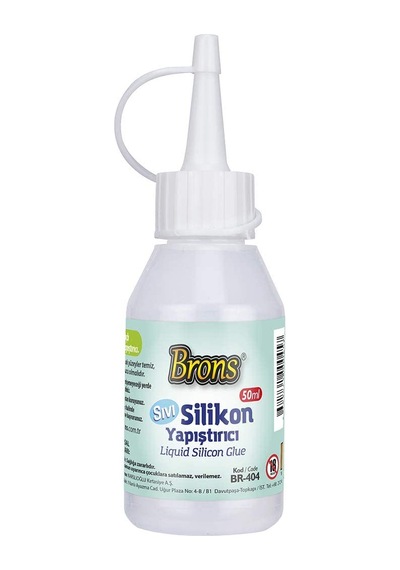 BRONS SIVI SİLİKON YAPIŞTIRICI 50 ML BR-404 24 ADET