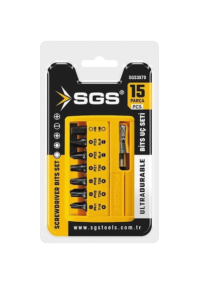 Mey İthalat Sgs 3870 Bits Uç Seti 15 Parça 67680697