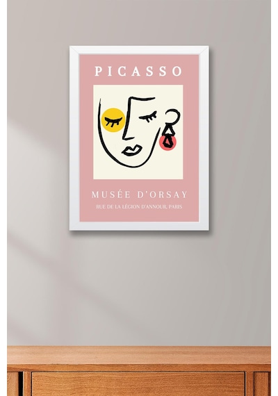 Pablo Picasso Musee D' Orsay Çerçeveli Tablo - Eklektik Tarz Duvar Dekoru