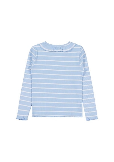 Civil Girls Çizgili 6-9 Yaş Sweatshirt - Mavi
