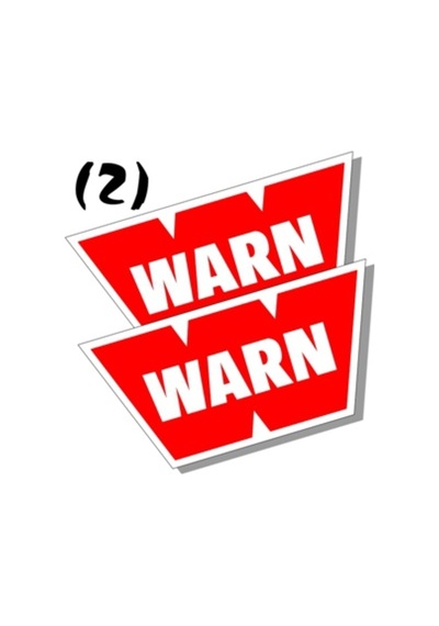 Oto Sticker Warn Off Road 4X4 Sticker 2 Adet  -
