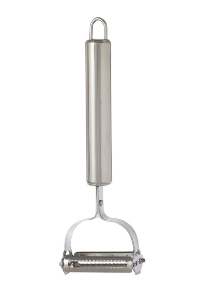 Mudo Home Handy Metal Saplı Çıftlı Taraflı Soyacak Gri