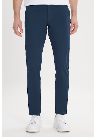 Ac&Co / Altınyıldız Classics Slim Fit Dar Kesim Pamuklu Esnek  Chino Erkek Pantolon - Lacivert