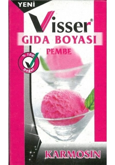 Visser Toz Gıda Boyası Pembe 9 G