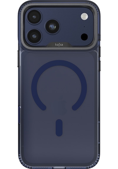 Apple Uyumlu iPhone 17 Pro Max Kılıf M-safe Şarj Özellikli Airbagli O-ring Şeffaf Kajsa Trans Shield Kapak Mavi Mavi