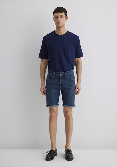 Mavi - Brian Premium Blue Koyu Vintage Mavi Jean Şort 0418489817 Koyu Mavi