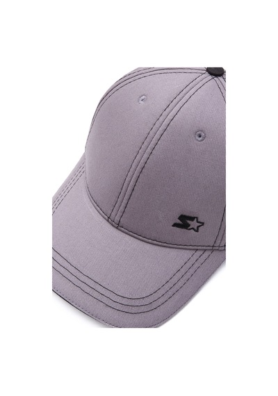 Starter Sheldon Gri Baseball Cap Nakışlı - Unisex Şapka Gri