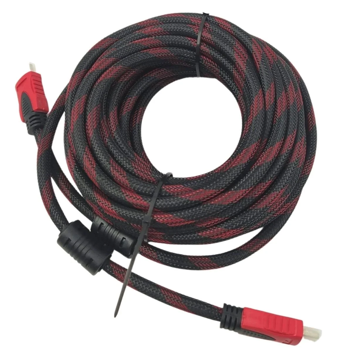 10 Metre 10m Hdmı Kablosu 1.4b 3d Full Hd 1080p Ara Bağlantı Erkek-erkek Modern Sargılı Örgülü Hdmi Görüntü Kablosu 001