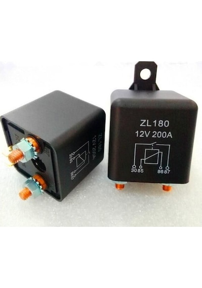12 Volt Röle 200 Amper Güç Rölesi - Su Geçirmez