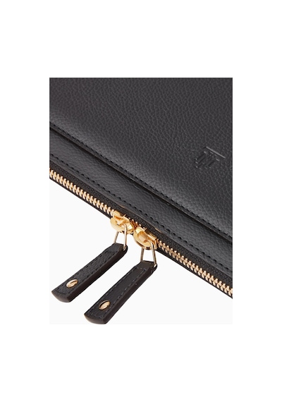 Montroi Montroı 13" Deri Laptop Kılıfı Grained Leather, Şık Ve Koruyucu Tasarım Notebook Çantaları Siyah