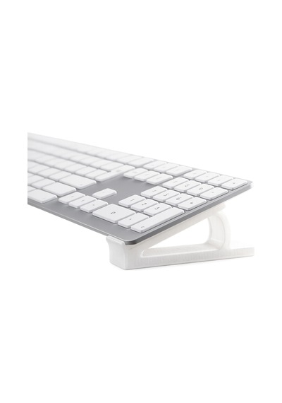 Ergonomik Klavye Standı 2 Parça - Masaüstü Klavye Yükseltici - Konforlu Yazım Açısı - Ev, Ofis