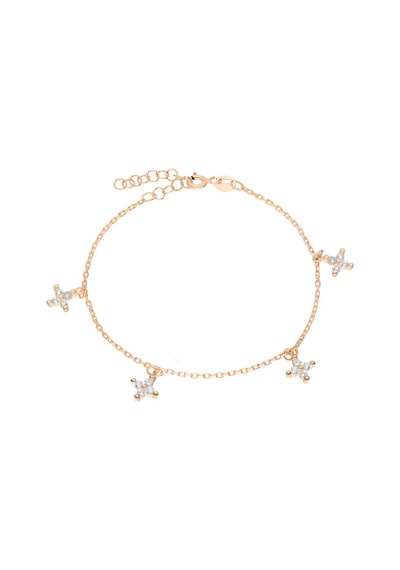 Eva Pırlanta Çiçek Bileklik 718522 Rose
