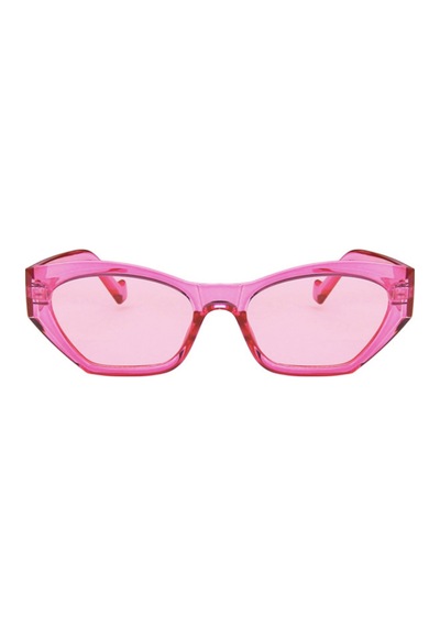 Pembe İrregular Vintage&Retro Güneş Gözlüğü