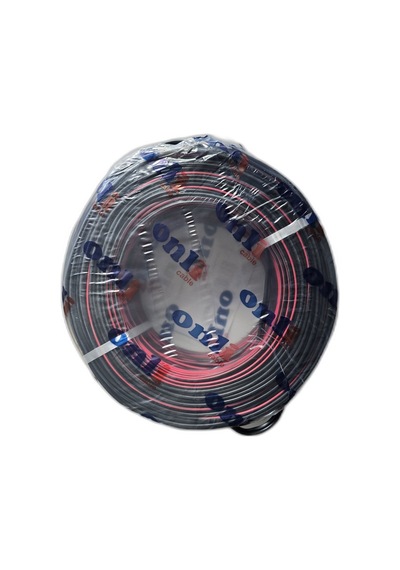 2x0.75 Mm Hoparlör Ve Led Kordon Kablosu 100 Metre Siyah Kırmızı