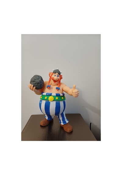 Obelix Figür 20cm-3d Baskı-kolleksiyonluk Biblo