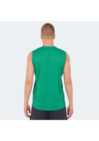 Slazenger RAJYA Erkek Kolsuz Yeşil Tişört