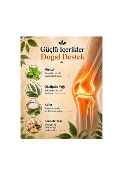 Boyun, Bel, Kas & Eklem Ağrıları Için Masaj Kremi - Diz Ve İçin Rahatlatıcı Masaj Kremi 50ml X 3 Adet