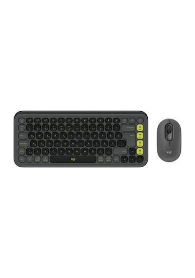 Logitech Pop Icon Kablosuz Bluetooth Sessiz Q Klavye ve Mouse Seti