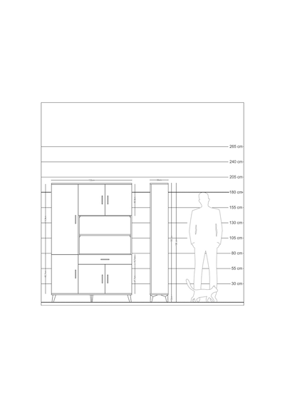 Arges Dolap 10 Raflı Tek Çekmeceli 6 Kapaklı 132x30x195 Aytaşı-antrasit/antrasit Antrasıt/antrasıt Arges Dolap 10 Raflı Tek Çekmeceli 6 Kapaklı 132x30x195 Aytaşı-antrasit/antrasit Antrasıt/antrasıt