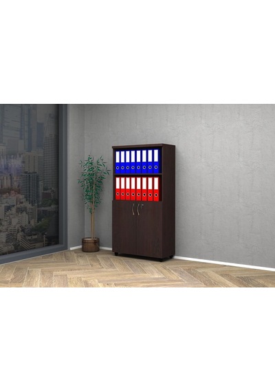 Yarım Kapak Ofis Dosya Dolabı 80x35x150 Wenge Çok Renkli Yarım Kapak Ofis Dosya Dolabı 80x35x150 Wenge Çok Renkli