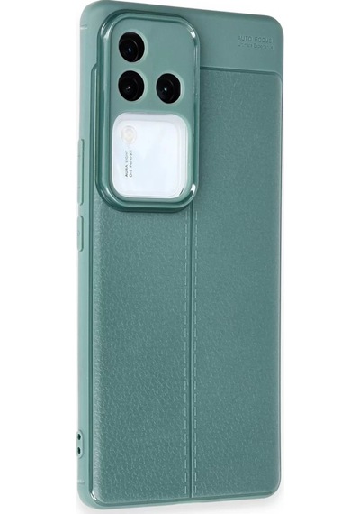 Vivo V30 5g Kılıf Auto Focus Kapak - Koyu Yeşil Çr