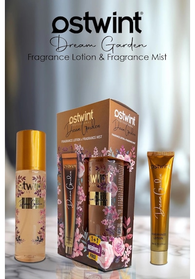 Ostwint Dream Garden Vücut Spreyi 200ml Vücut Kremi 50ml Ferahlatıcı Bahar Esintisi Meyve Özlü Parfü