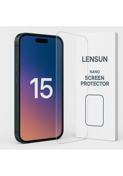 Apple Uyumlu iPhone 15 Lensun Nano Ekran Kaplama