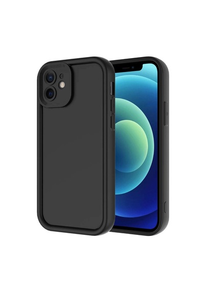 Apple Uyumlu iPhone 11 Uyumlu Kılıf Viera Silikon - Siyah