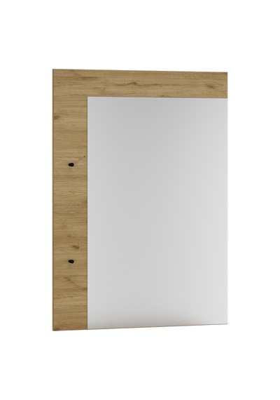 Porto 2 Askılı Aynalı Vestiyer Panosu - Florida Meşe 72x97x3 Cm