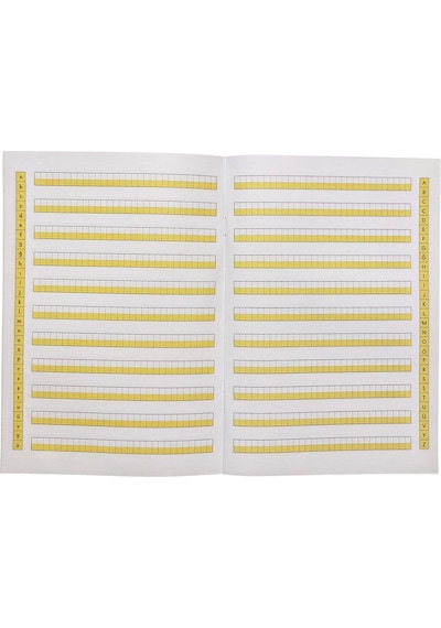 Yeni Müfradat Dik Kılavuz Çizgili Güzel Yazı Defteri Orta Boy 16.5x24 -1 Adet