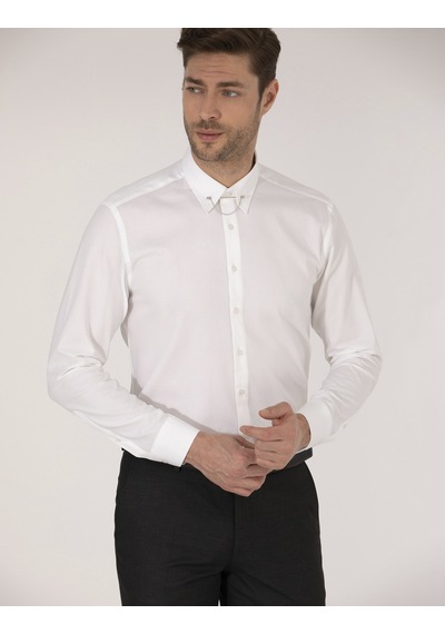 Pierre Cardin Erkek Beyaz Gömlek Smokin 50268200-vr013 Beyaz