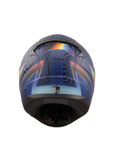 Ls2 Rapıd 2 Optık Mat Mavi Mor Kask Renkli