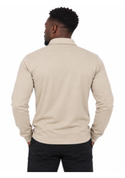 Lacoste Polo Çıt Çıt Kapama Dar Kesim Bej Uzun Kol Açık Bej