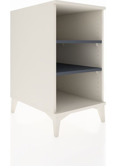 Kronos Komodin 2 Raflı 44x59x80 Aytaşı-antrasit Aytaşı