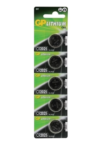 Aaa Pil Gp Cr2025 3 V Lityum 5'li Para