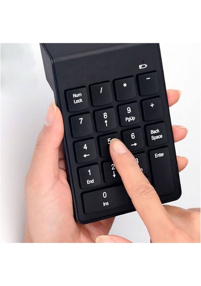 Wozlo Mini Kablosuz Wireless 2.4 Ghz USB Numerik Klavye Numpad Keyped Keypad