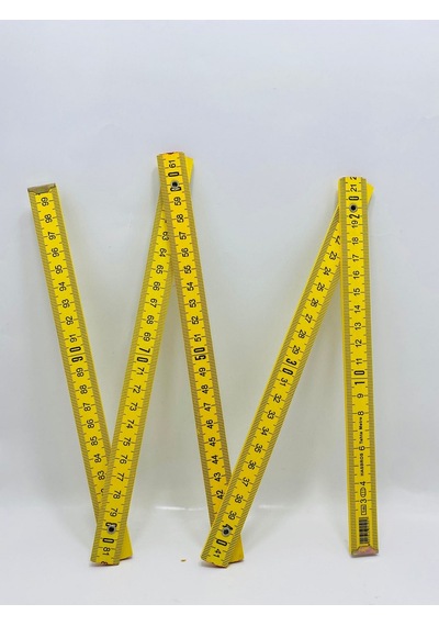 Ağaç/ahşap Kırma Metre 1 Metre - Gizli Perçin Nostalji