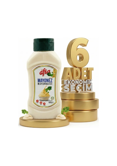 Afia Mayonez 6x500 Gr