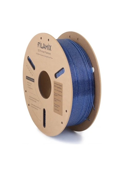 Filamix Petg Sparkling Filament - Simli Mavi
