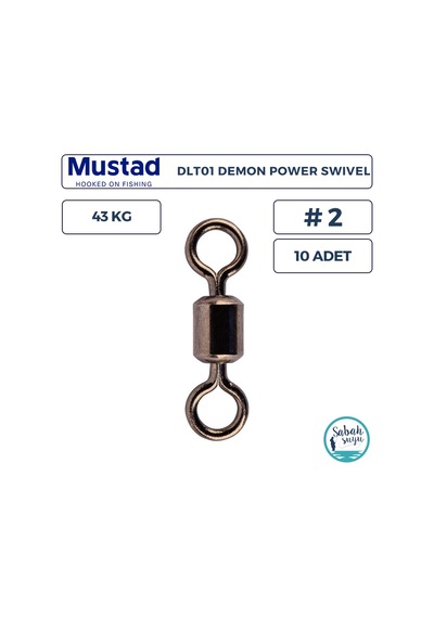 Mustad Demon Dlt01 Fırdöndü 2 43kg 10 Adet