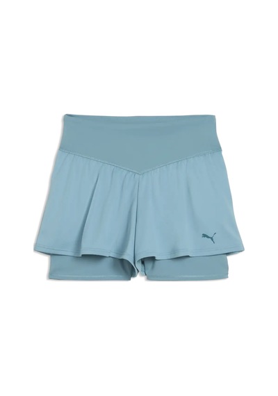 Puma W Puma Shape 2:1 Flowy Short - 3" Baltic Kadın Yeşil Şort