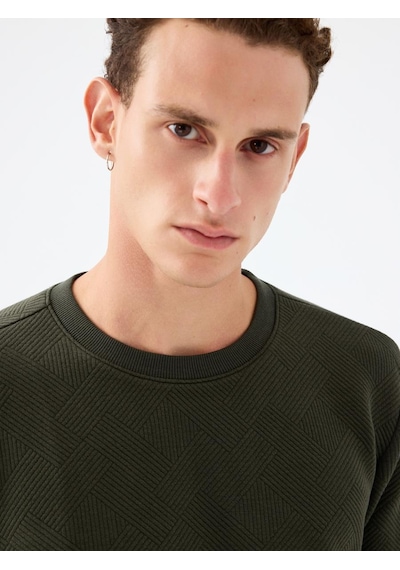 Loft Erkek Sweatshirt Lf2040993 Haki
