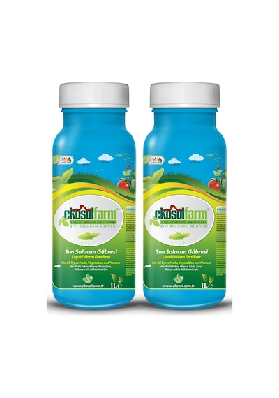 Ekosol Farm Sıvı Solucan Gübresi 2 x 1 L