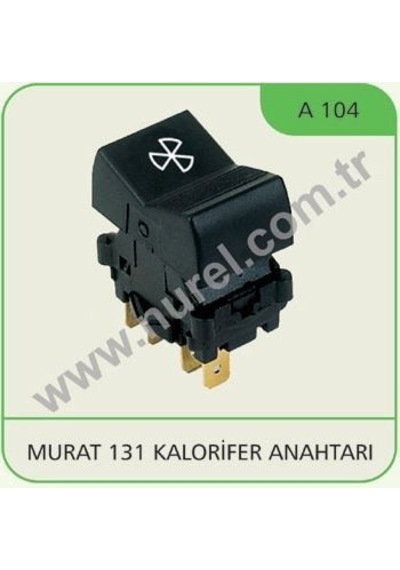 NUREL A104 Kalorifer Anahtarı M131