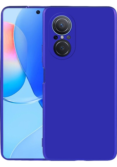 Zore Huawei Nova 9 Se Kılıf Msra Premier Silikon Kapak - Saks Mavi Saks Mavi