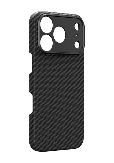 Apple iPhone Uyumlu 18 Pro Max Kılıf M-safe 1500d Aramid Lens Korumalı Amazingthing Titan Max Karbon Kapak Siyah